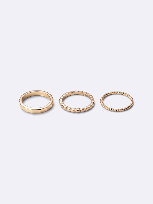 Metal Ribbon Ring 5-Pack