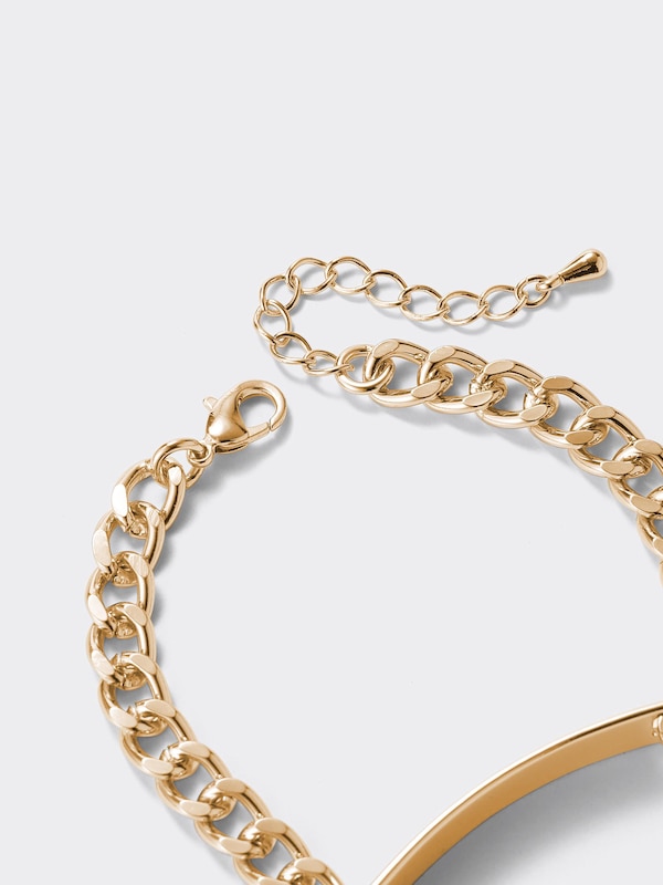 Metal Plate Bracelet 2-Pack