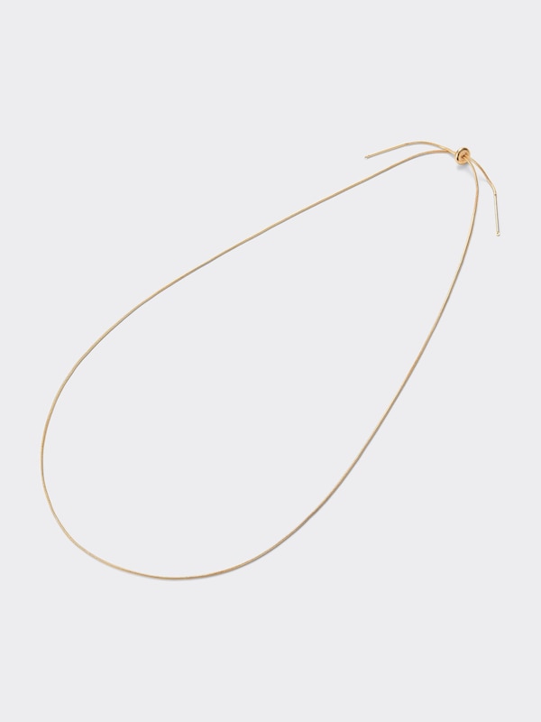 Slide Chain Narrow Necklace