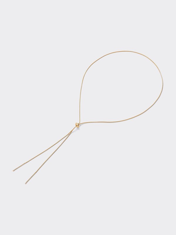 Slide Chain Narrow Necklace