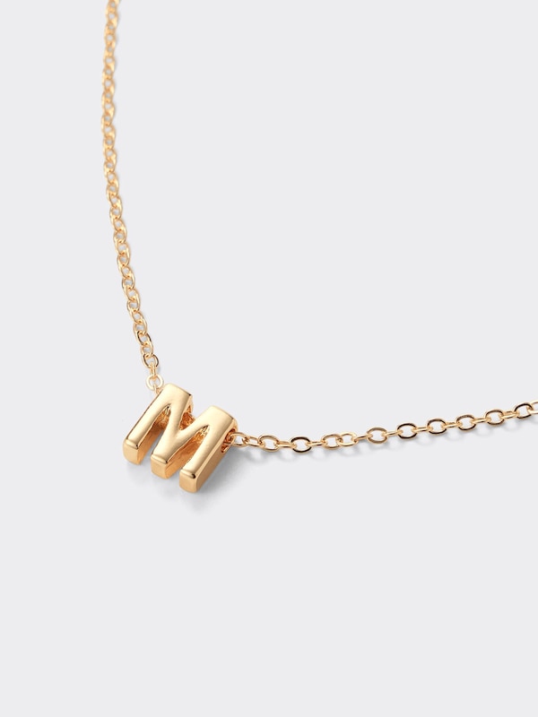 Initial Motif Necklace
