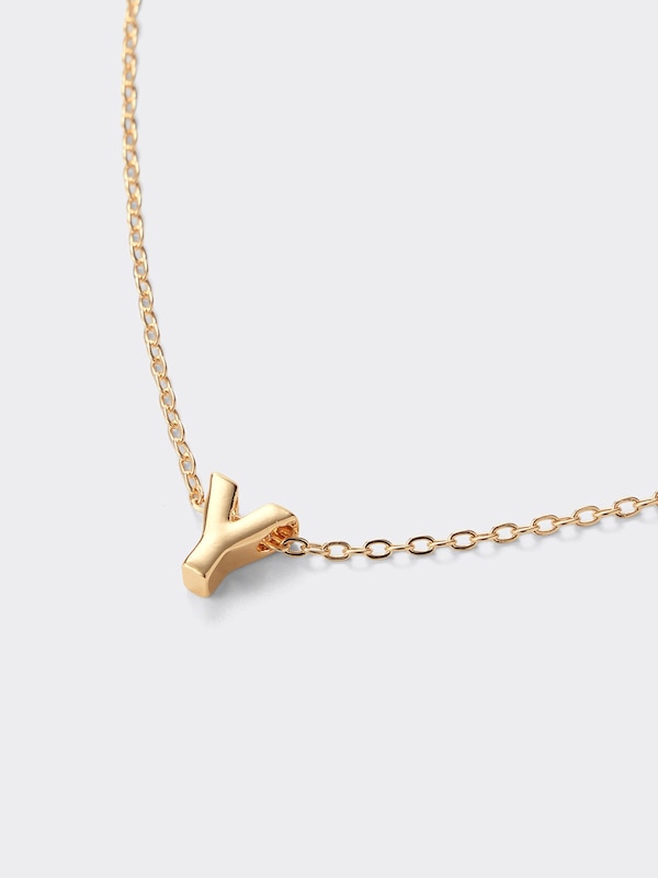 Initial Motif Necklace