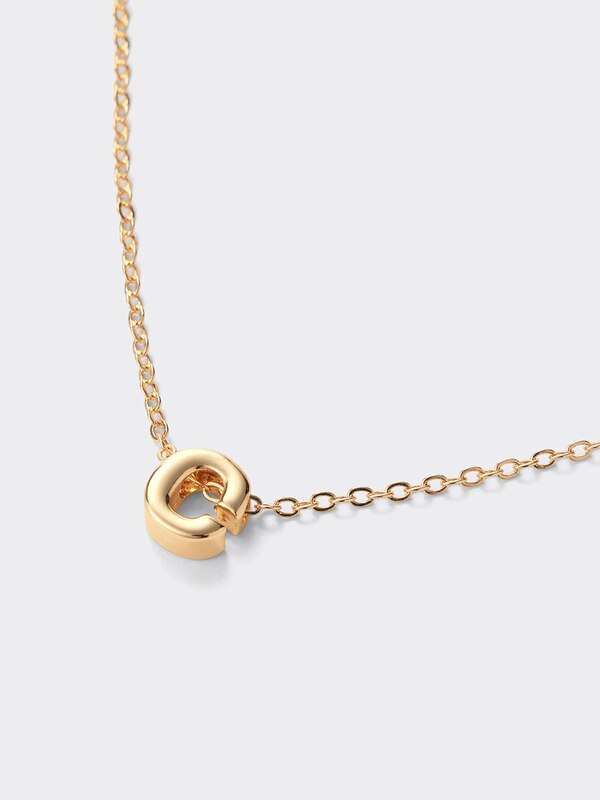 Initial Motif Necklace