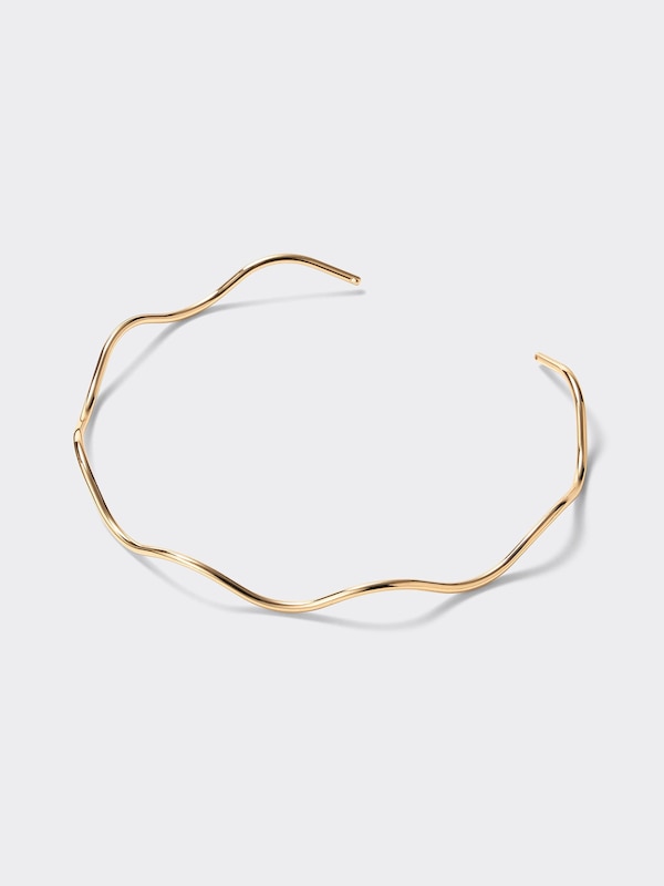 Waved Metal Choker