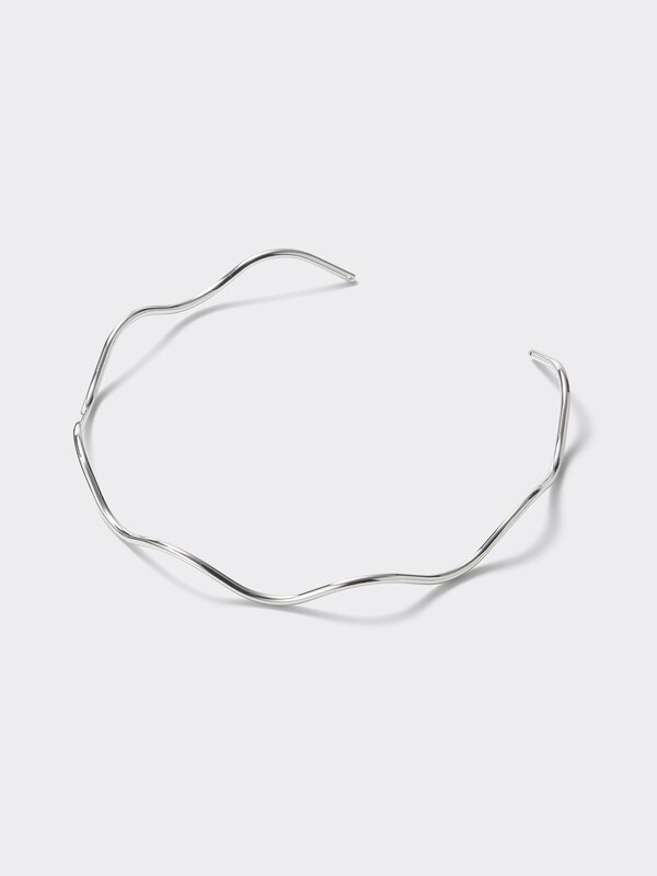 Waved Metal Choker