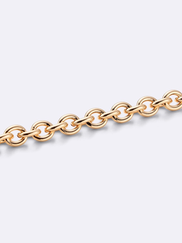 Heart Motif Volume Chain Necklace