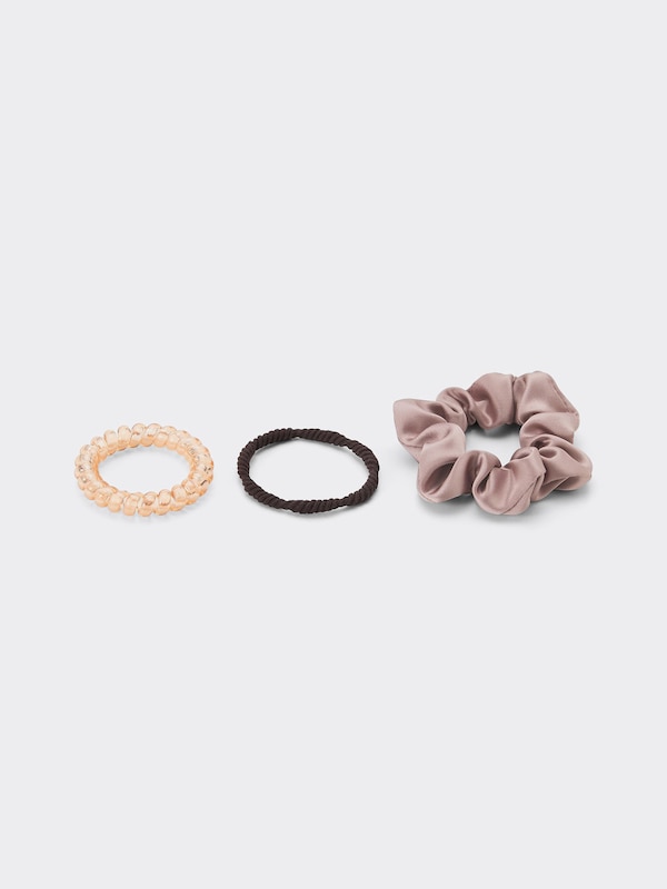 Satin Scrunchie& Hair Tie 7-Pack