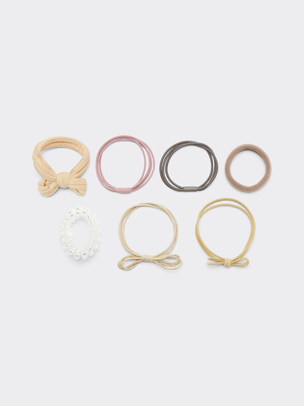 Aurora Spring Hair Tie 7-Pack
