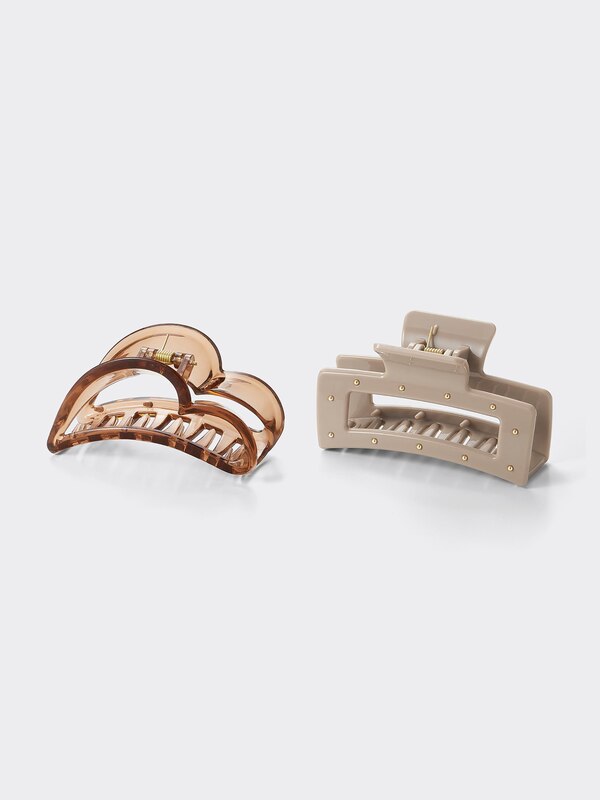 Studded Hair Clip 2-Pack