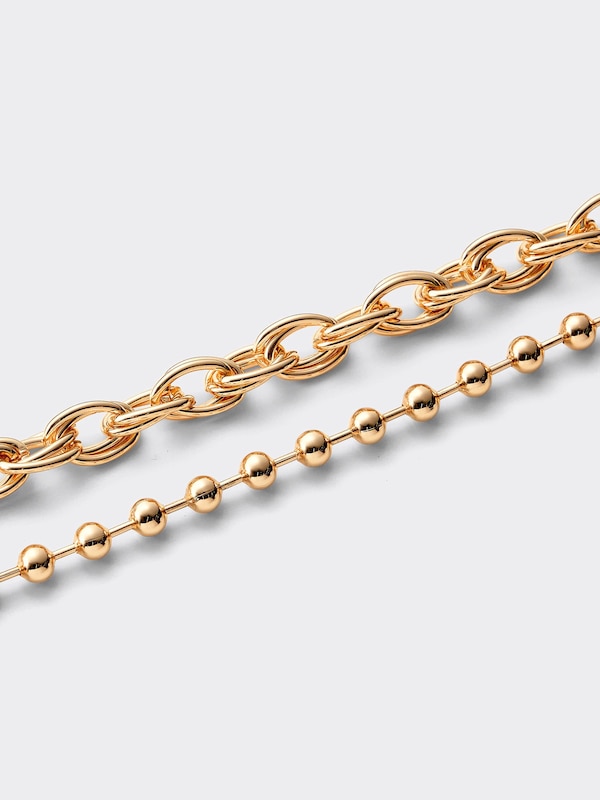 Heart Motif Volume Necklace