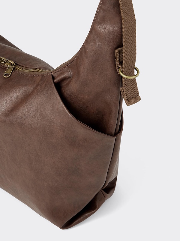 Vintage Effect Crossbody Bag