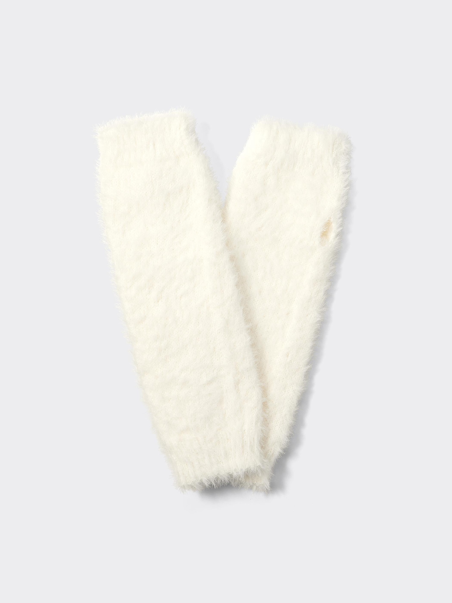 Hot Queenly Arm Warmers in Wool, Samoyed, Feather