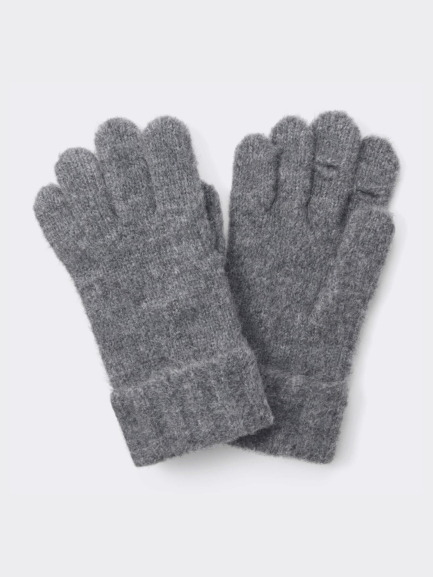 小物 Nori N.HOOLYWOODFINGERLESS KNIT GLOVE Puffy Touch Knitted Gloves | GU US