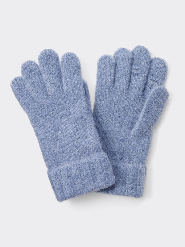 Puffy Touch Knitted Gloves