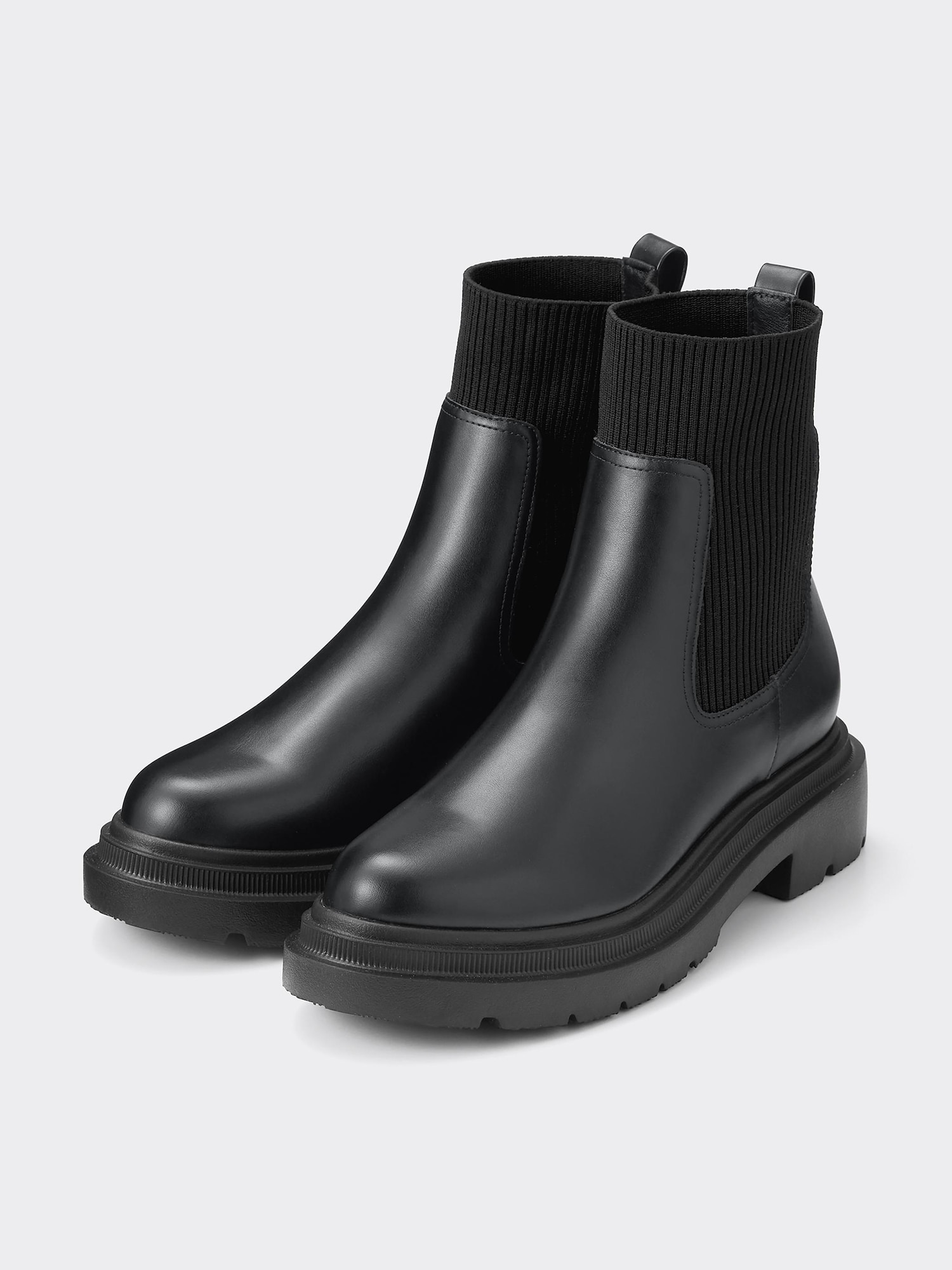 Ribbed Knitted Sock Boots | GU US