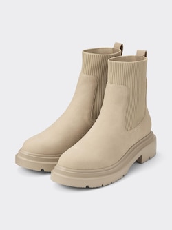 Ribbed Knitted Sock Boots