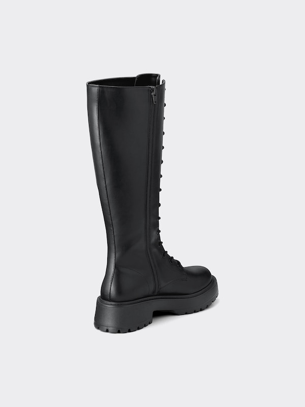 Lace Up Long Boots