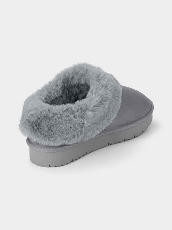 Warm Faux Mouton Slippers