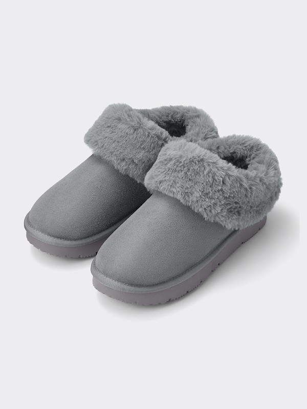 Warm Faux Mouton Slippers