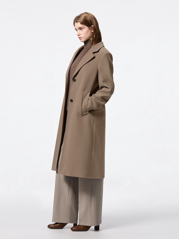 COZY MELTON Tailored Coat