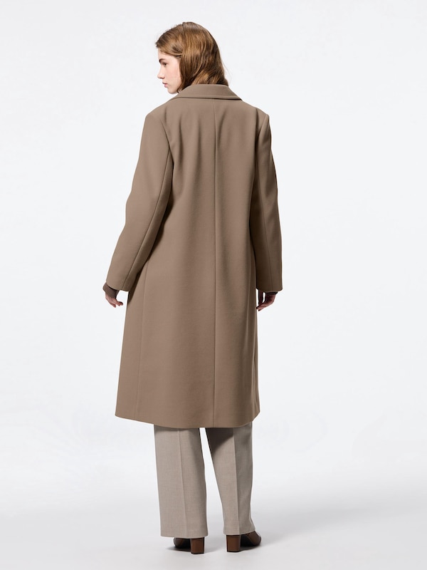 COZY MELTON Tailored Coat