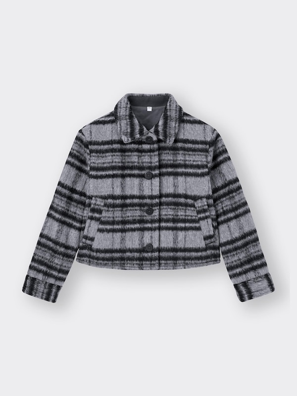 Shaggy Checked Jacket