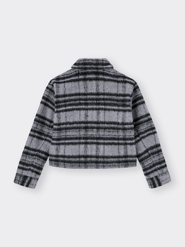 Shaggy Checked Jacket