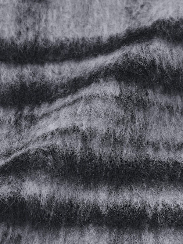 Shaggy Checked Jacket