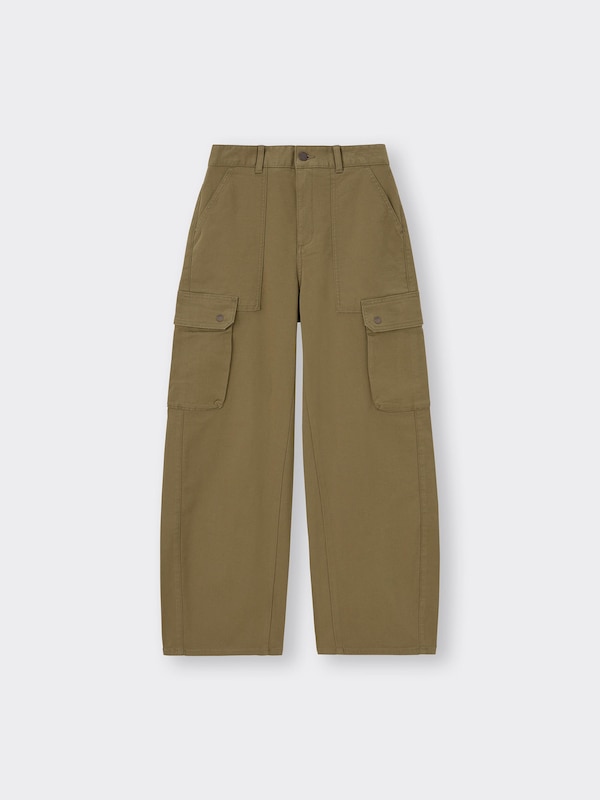 Barrel Leg Cargo Pants