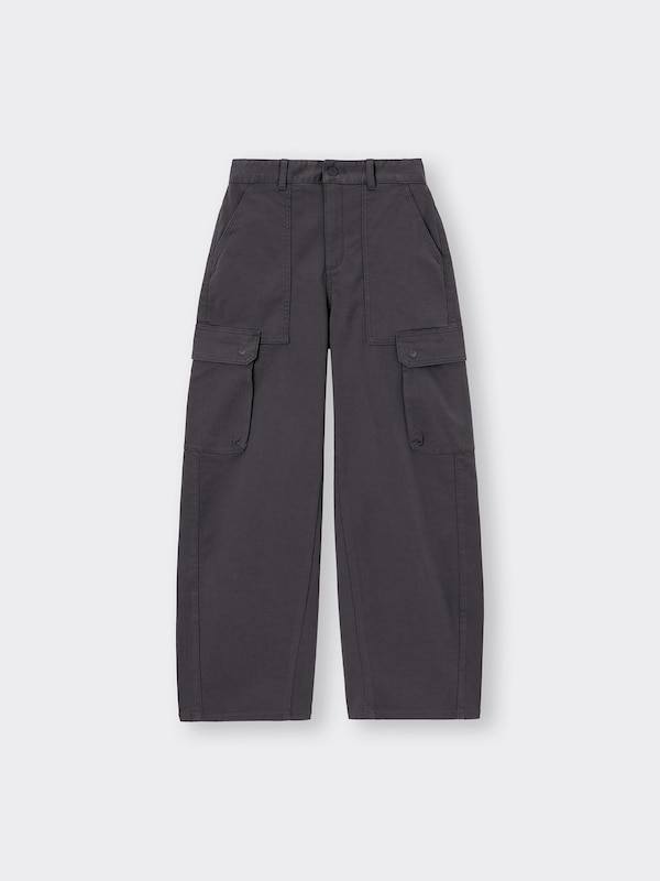 Barrel Leg Cargo Pants