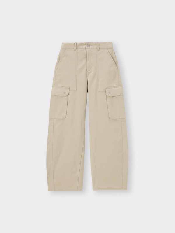 Barrel Leg Cargo Pants