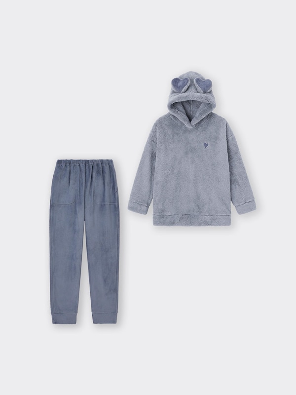 Marshmallow Feel Hoodie Set Heart