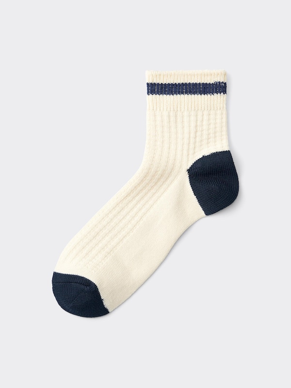 STYLE-HEAT Ankle Socks Waffle