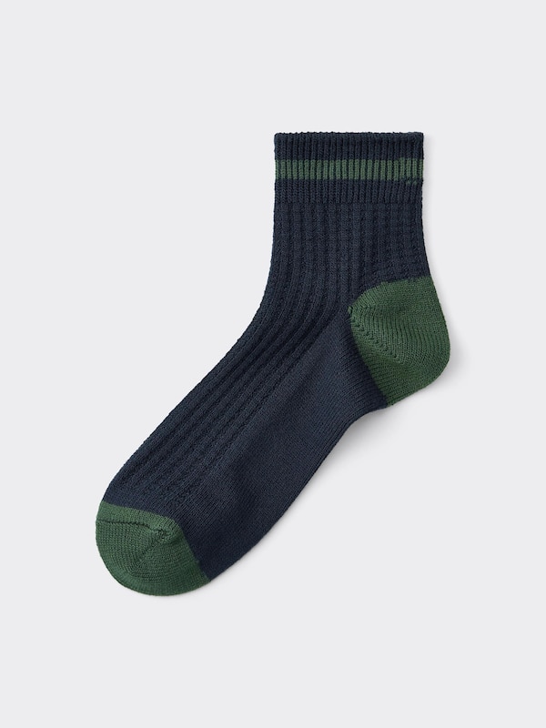 STYLE-HEAT Ankle Socks Waffle