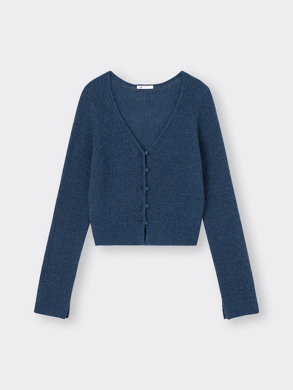 Fuzzy Short Cardigan