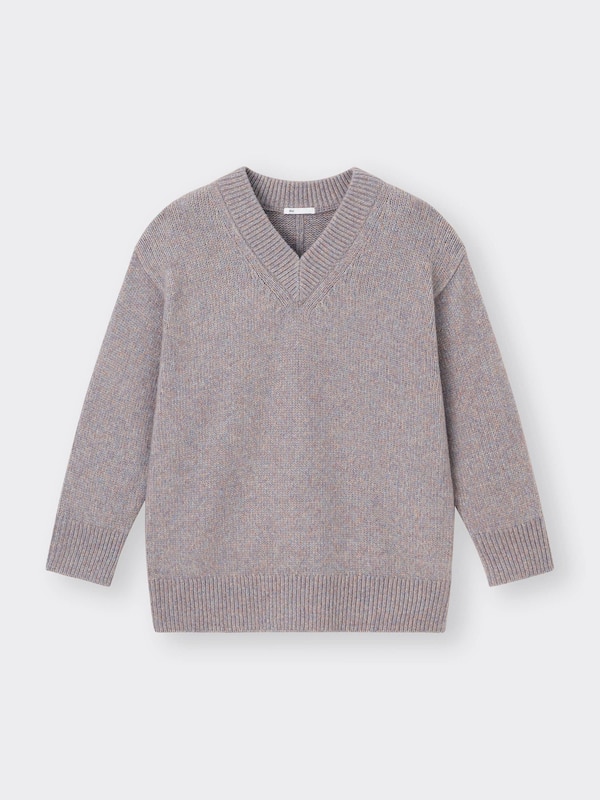 Melange V Neck Sweater