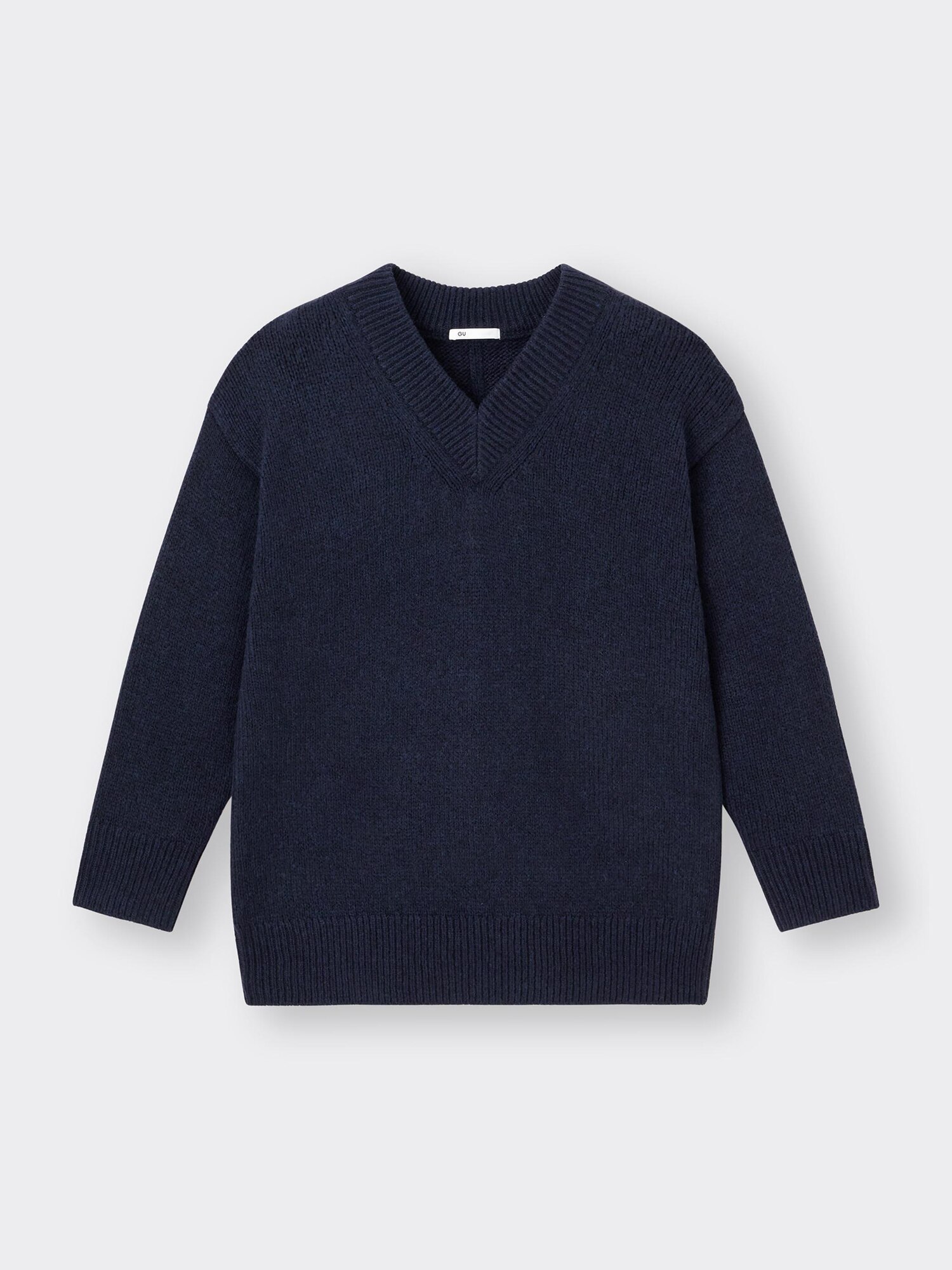 Melange V Neck Sweater | GU US