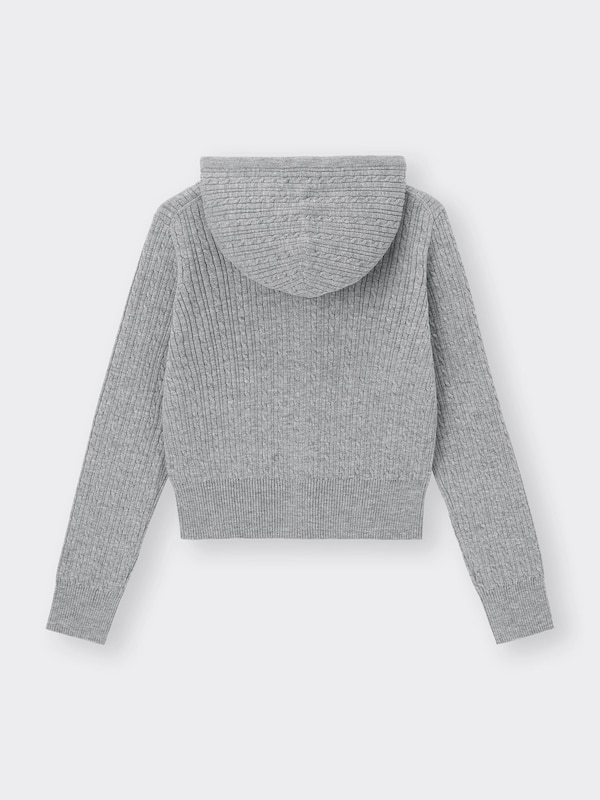 Cable Full-Zip Hoodie