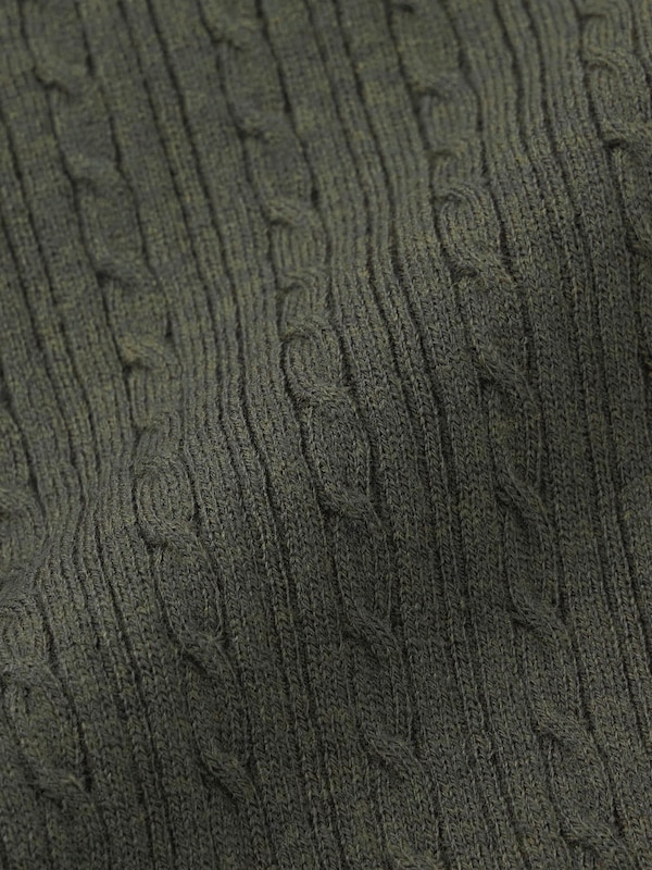 Cable Full-Zip Hoodie