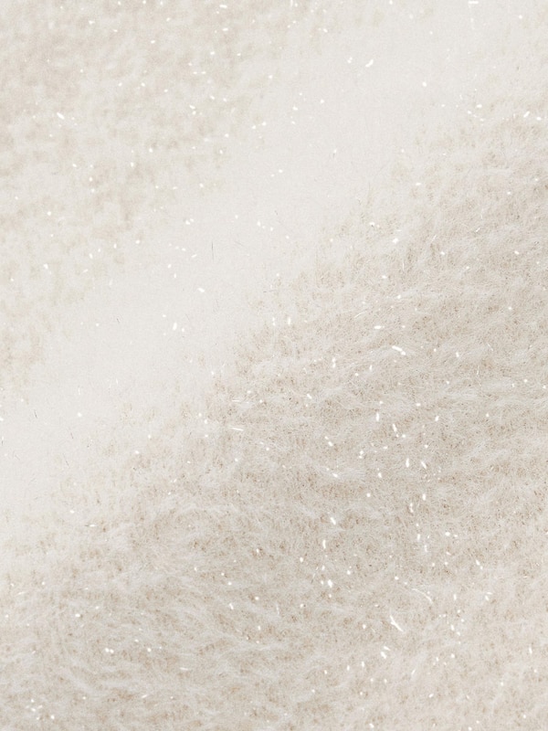 Shiny Crew Neck Cardigan