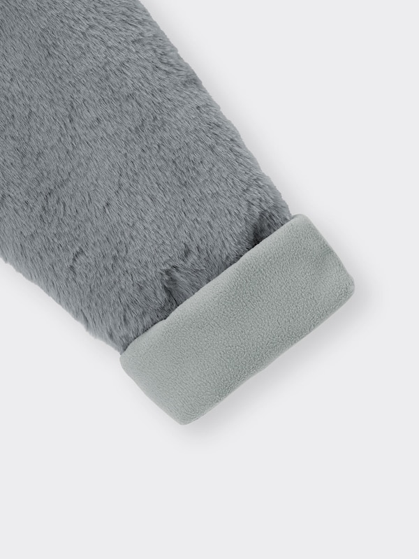 Faux Fur Hoodie Jacket