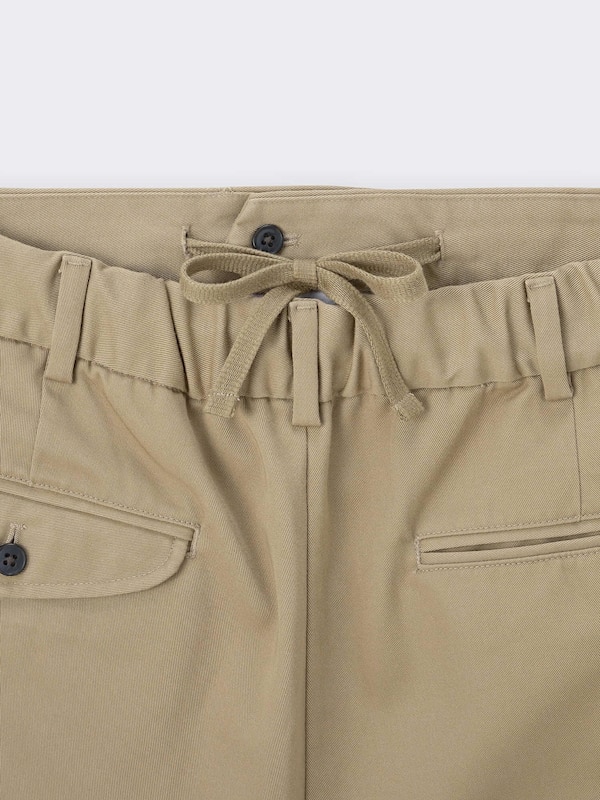 Chino Two Tucked Baggy Slacks
