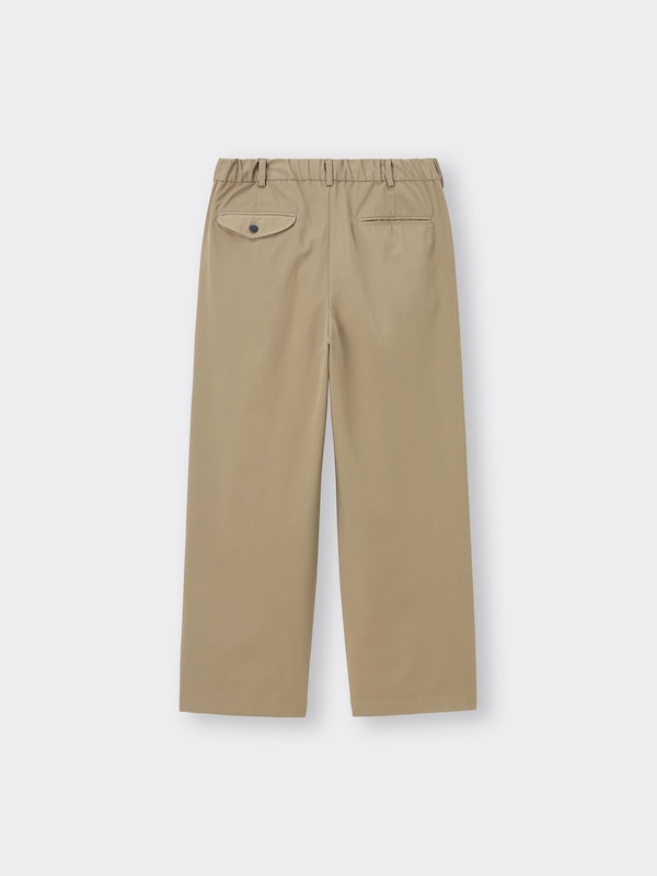 Chino Two Tucked Baggy Slacks