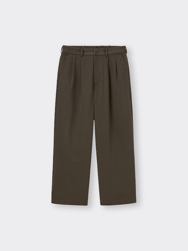 Chino Two Tucked Baggy Slacks