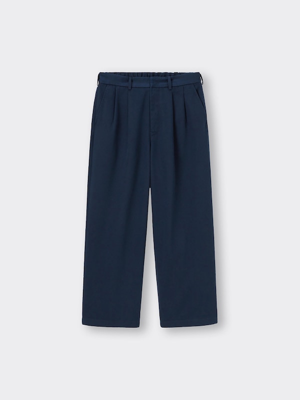 Chino Two Tucked Baggy Slacks