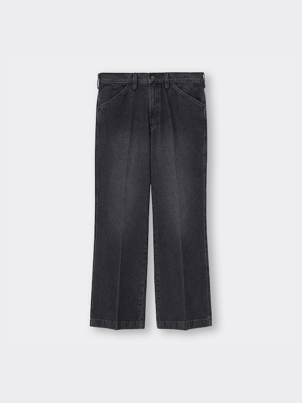 Shoe-Cut Denim Pants