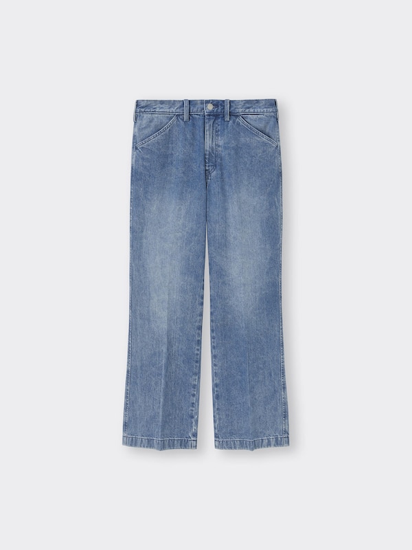 Shoe-Cut Denim Pants