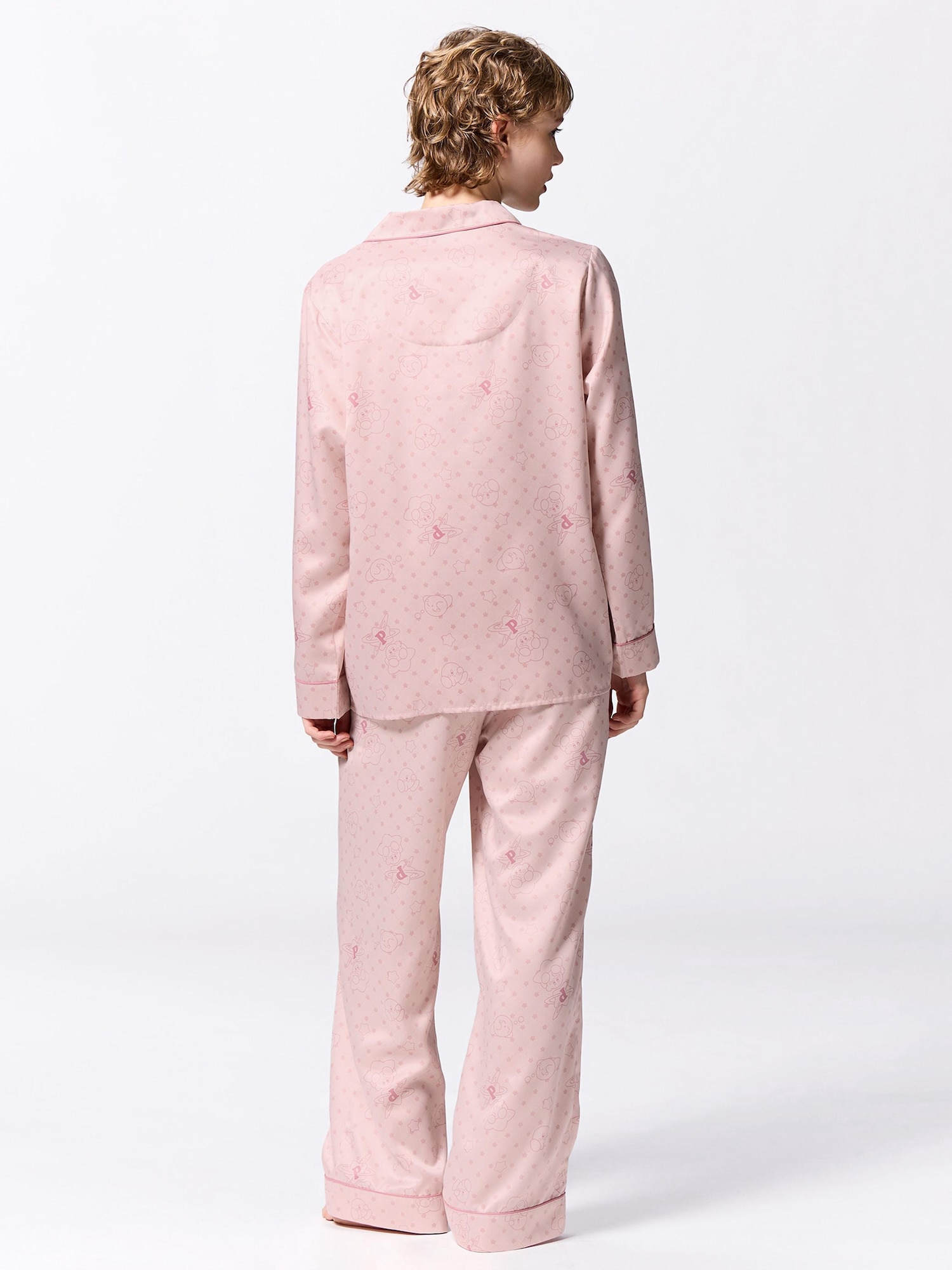 YiNi LuLu Womens Silk Satin Pajamas Set Button Down 2 Piece