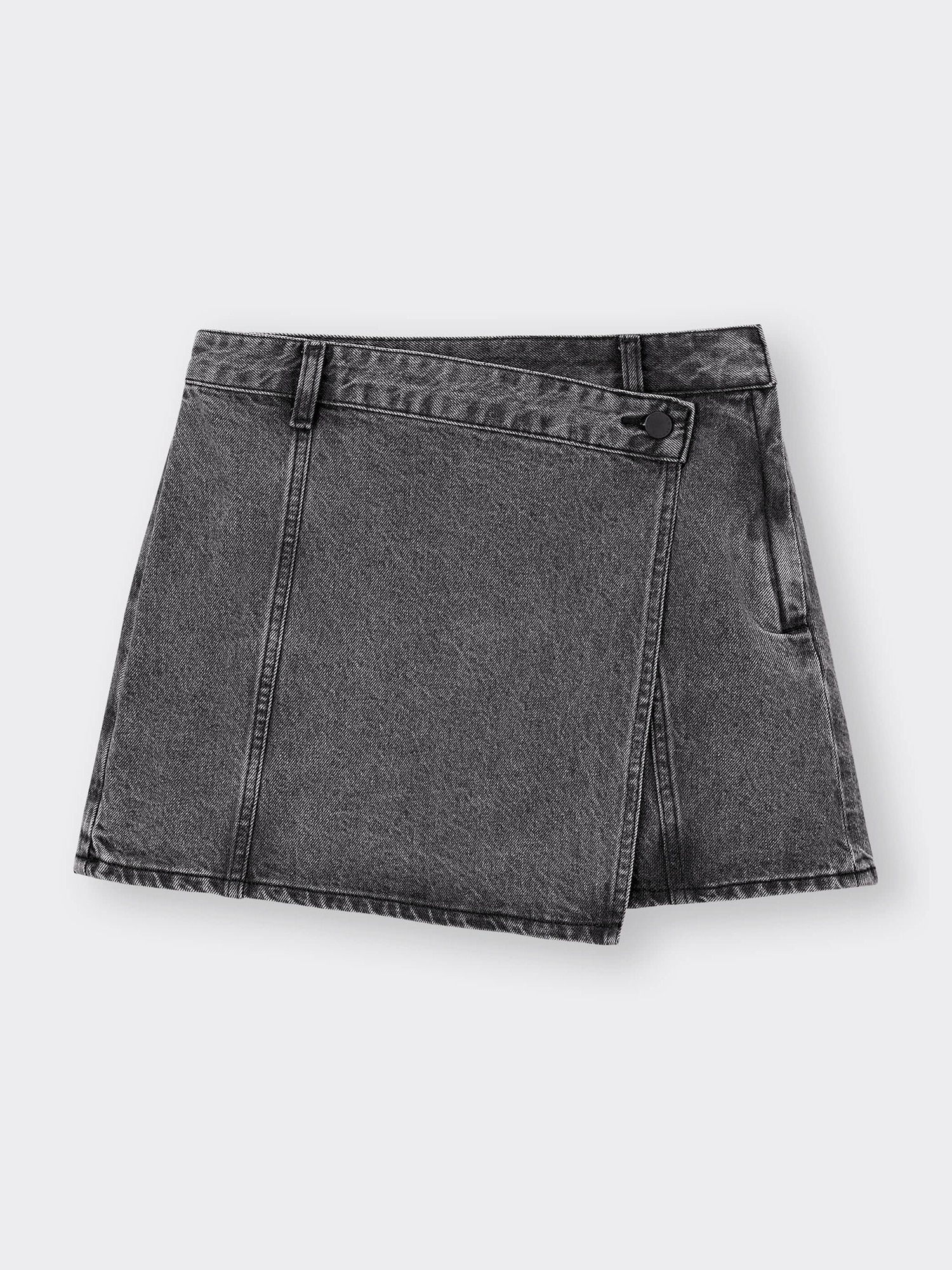 Denim Wrap Skort | GU US
