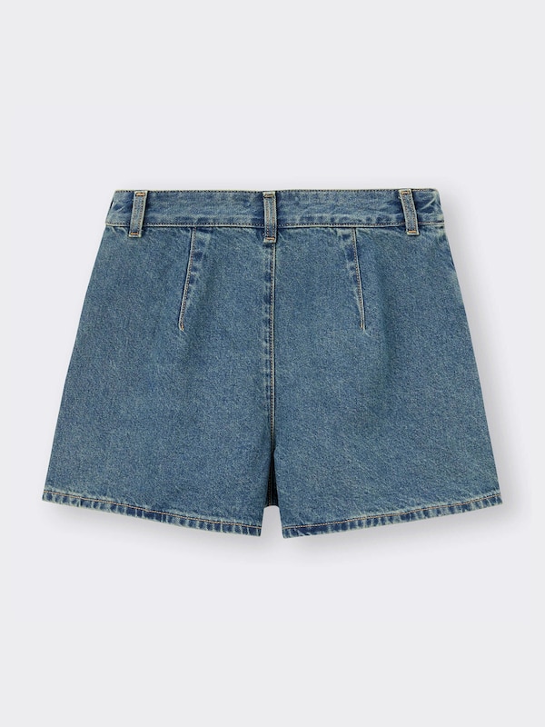 Denim Wrap Skort